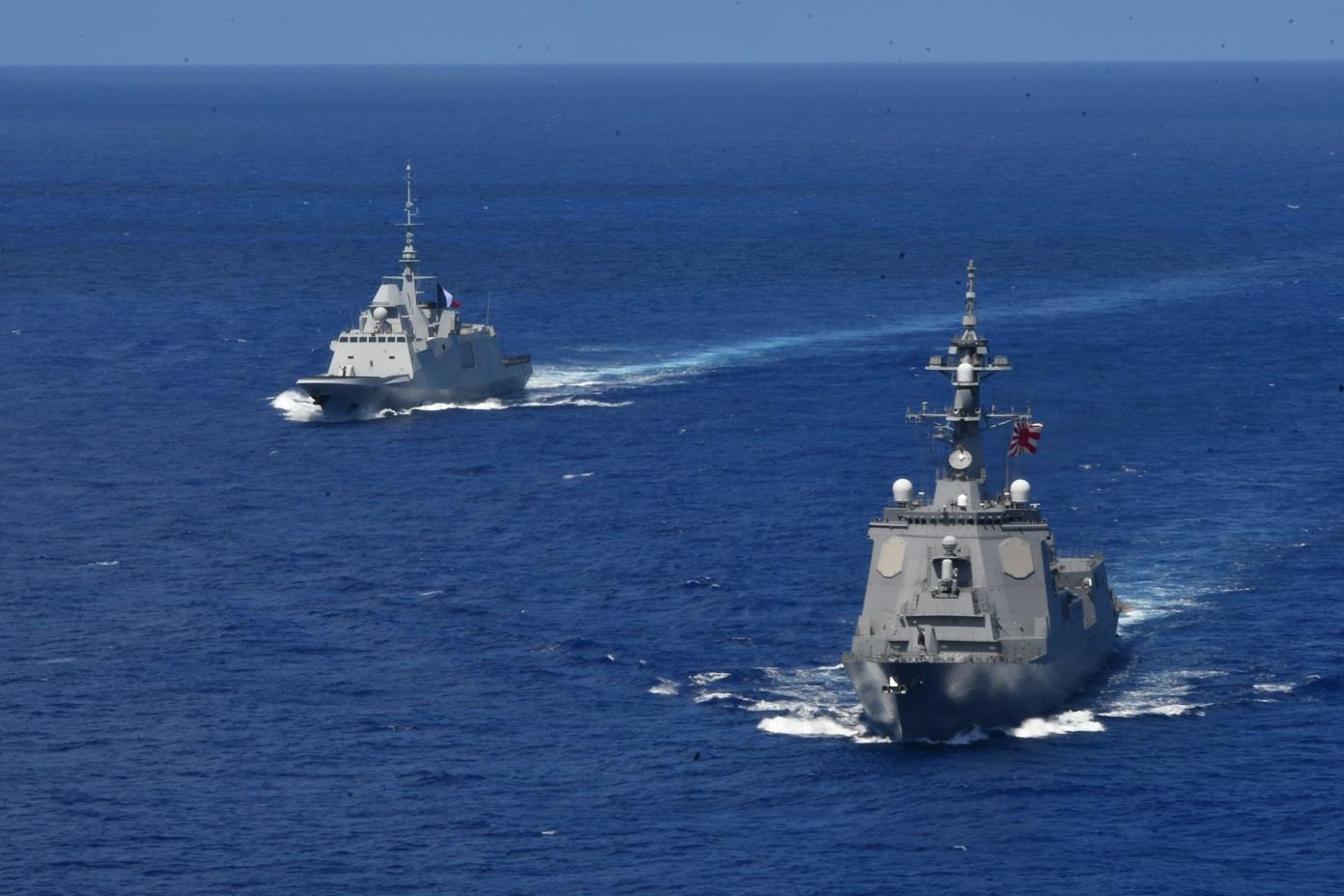海上自衛隊、フランス海軍との共同訓練「オグリ・ヴェルニー24-2」を