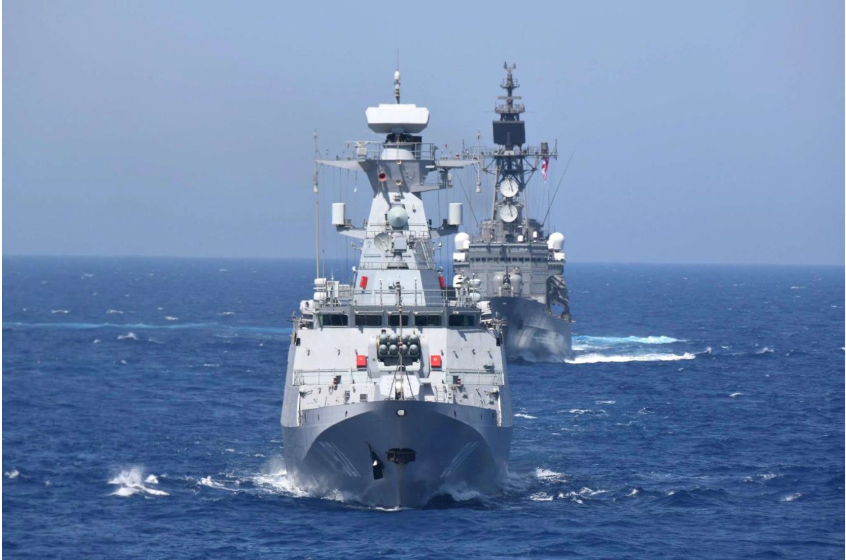しまかぜ　艦長　チャレンジ 海上自衛隊「かしま」「しまかぜ」がアルジェリア海軍と親善訓練を実施