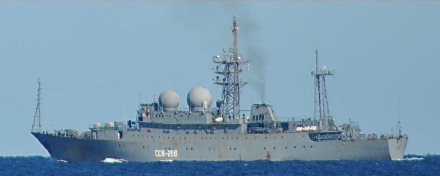 ロシア海軍艦艇1隻が宗谷岬の北東海域を航行（9月22日、ヴィシニャ級