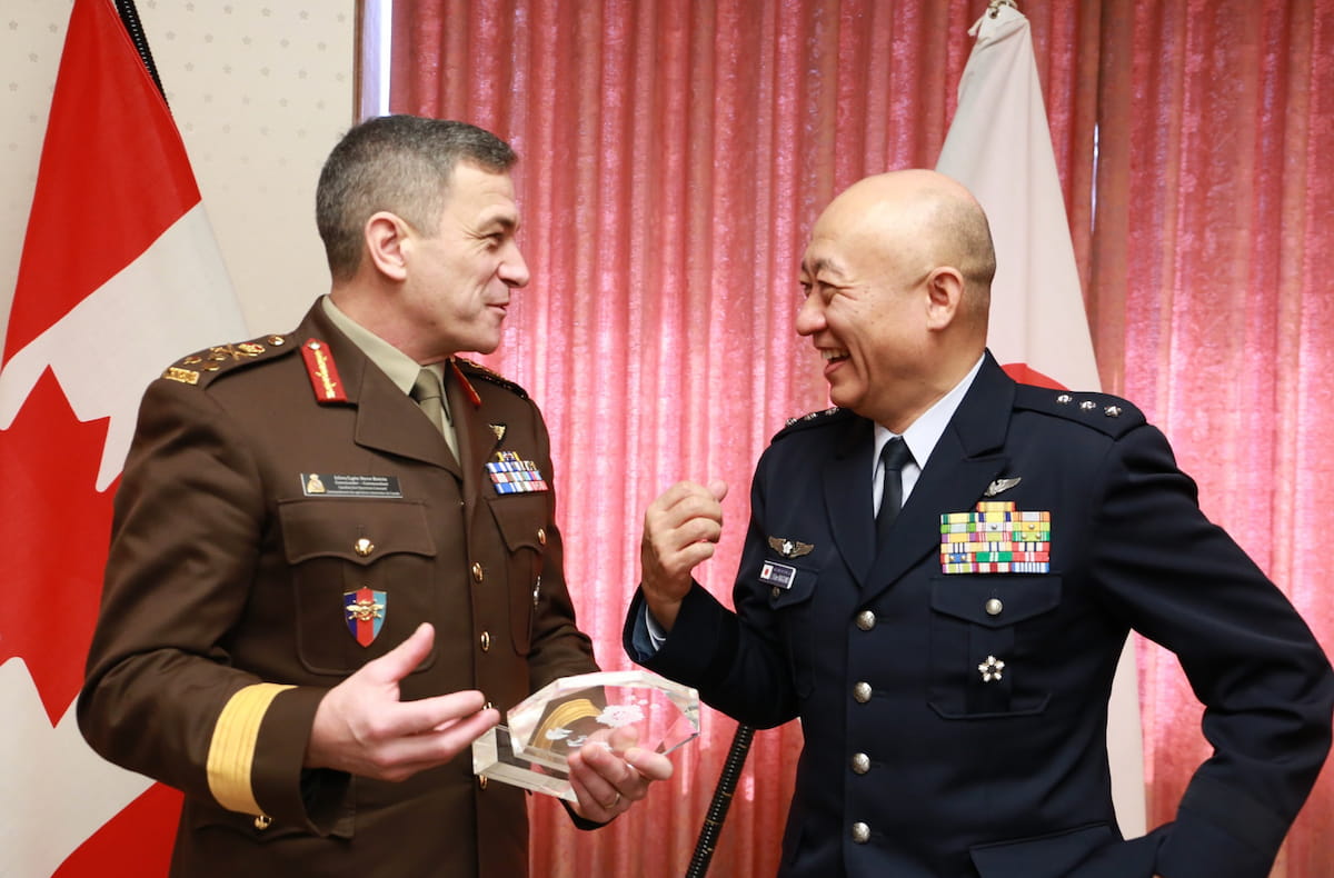 カナダ軍統合作戦司令官が初めて統幕を来訪（12月5日）｜J