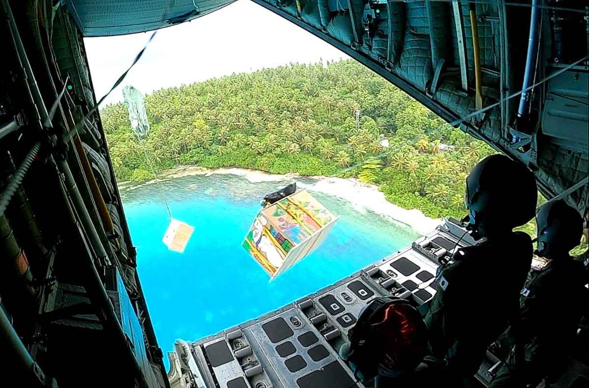 航空自衛隊、米空軍との人道支援・災害救援共同訓練「クリスマス