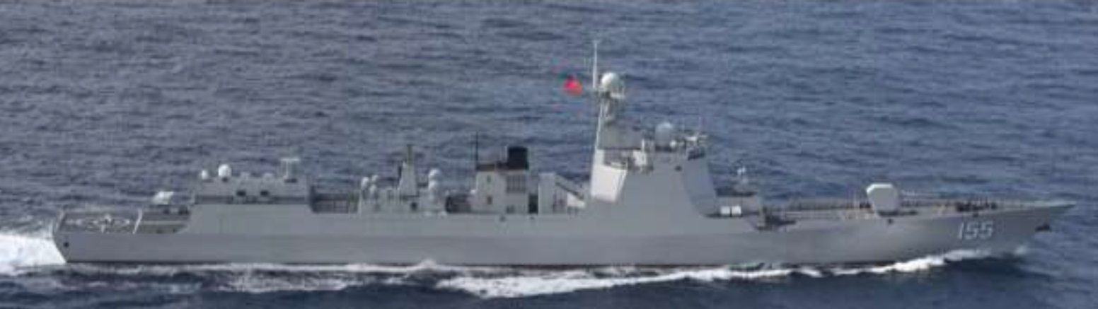 中国海軍艦艇3隻が大隅海峡を航行（4月11日～12日、ルーヤンⅡ級