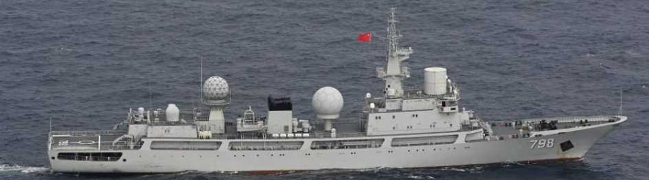 チームガイスト　中国 中国海軍艦艇1隻が口永良部島の南西の海域と大隅海峡を航行（3月21日