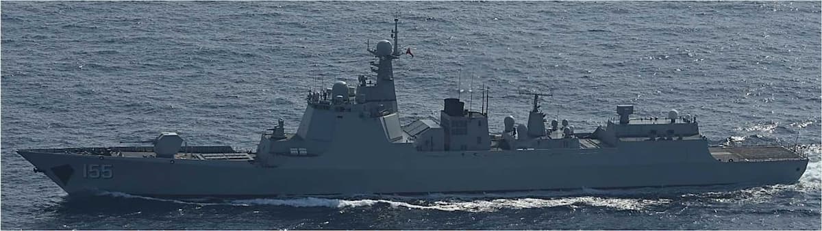 中国艦艇2隻が沖縄本島と宮古島の間の海域を北西進（4月4日