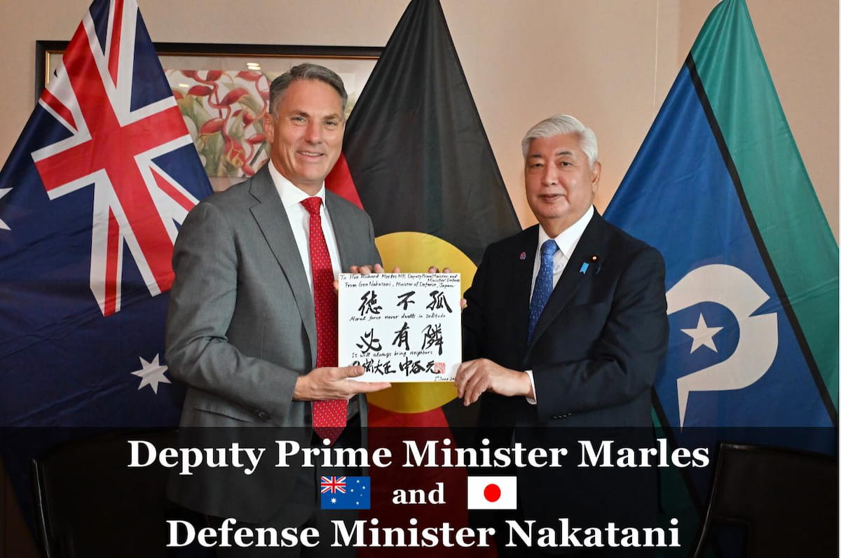 2025シャングリラ会合──中谷防衛大臣がオーストラリアのマールズ副