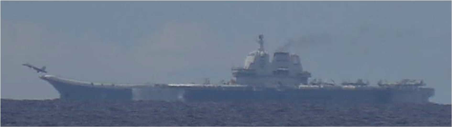 中国艦艇6月20日～22日の動向 太平洋上で戦闘機・艦載ヘリが約70