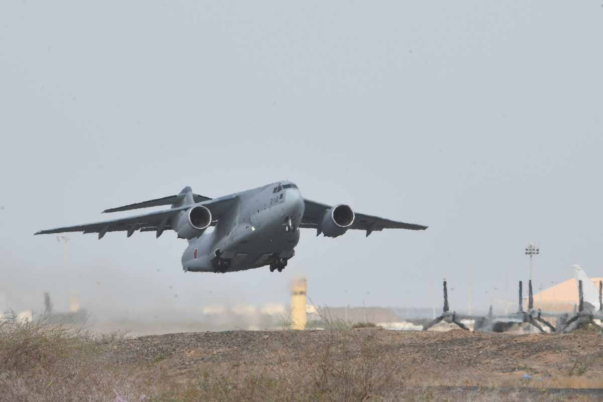 中東の緊張受けたC-2輸送機の待機任務が終了 入間基地に帰還（7月11日