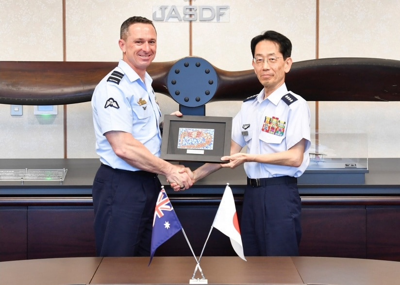 豪空軍副本部長が訪日、森田空将らと懇談を実施（10月1日）｜J