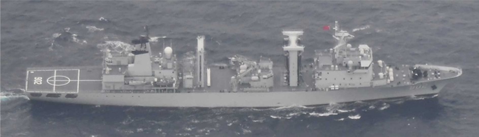 中国海軍艦艇1隻が大隅海峡を東進、太平洋へ向け航行（11月11日