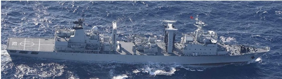 中国海軍艦艇3隻が沖縄本島と宮古島との間を北西進、東シナ海へ向け