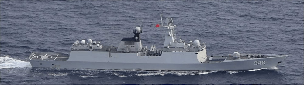 中国海軍艦艇1隻が沖縄本島と宮古島との間を南東進・北西進（12月28日